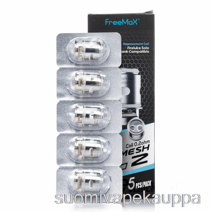 Vape Kauppa Freemax Fireluke Solo Fl Mesh Vaihtokelat 0.2ohm Fl2 Mesh Coils